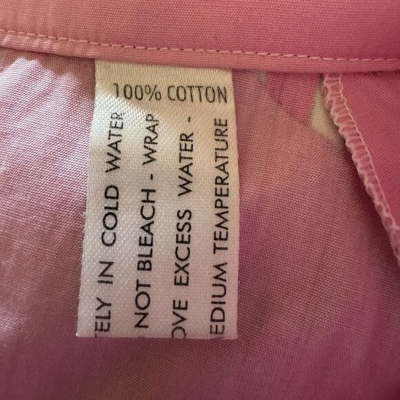 EMILIO PUCCI Silk skirt Zigzag pattern pink Sz US 14 - Picture 10 of 13